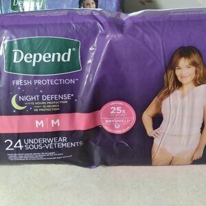 New Depend, Night Defense, Size - M